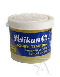 C 6 botes tempera pelikan 40ml color amarillo nº59a